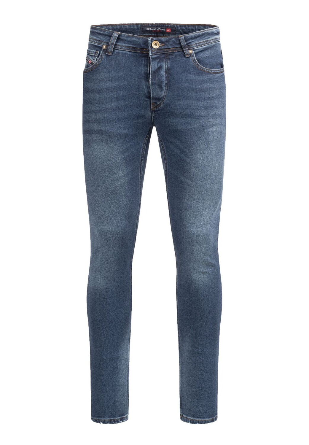 Джинсы узкого кроя стрейч Rock Creek, синий
Джинсы узкого кроя стрейч Rock Creek, синий