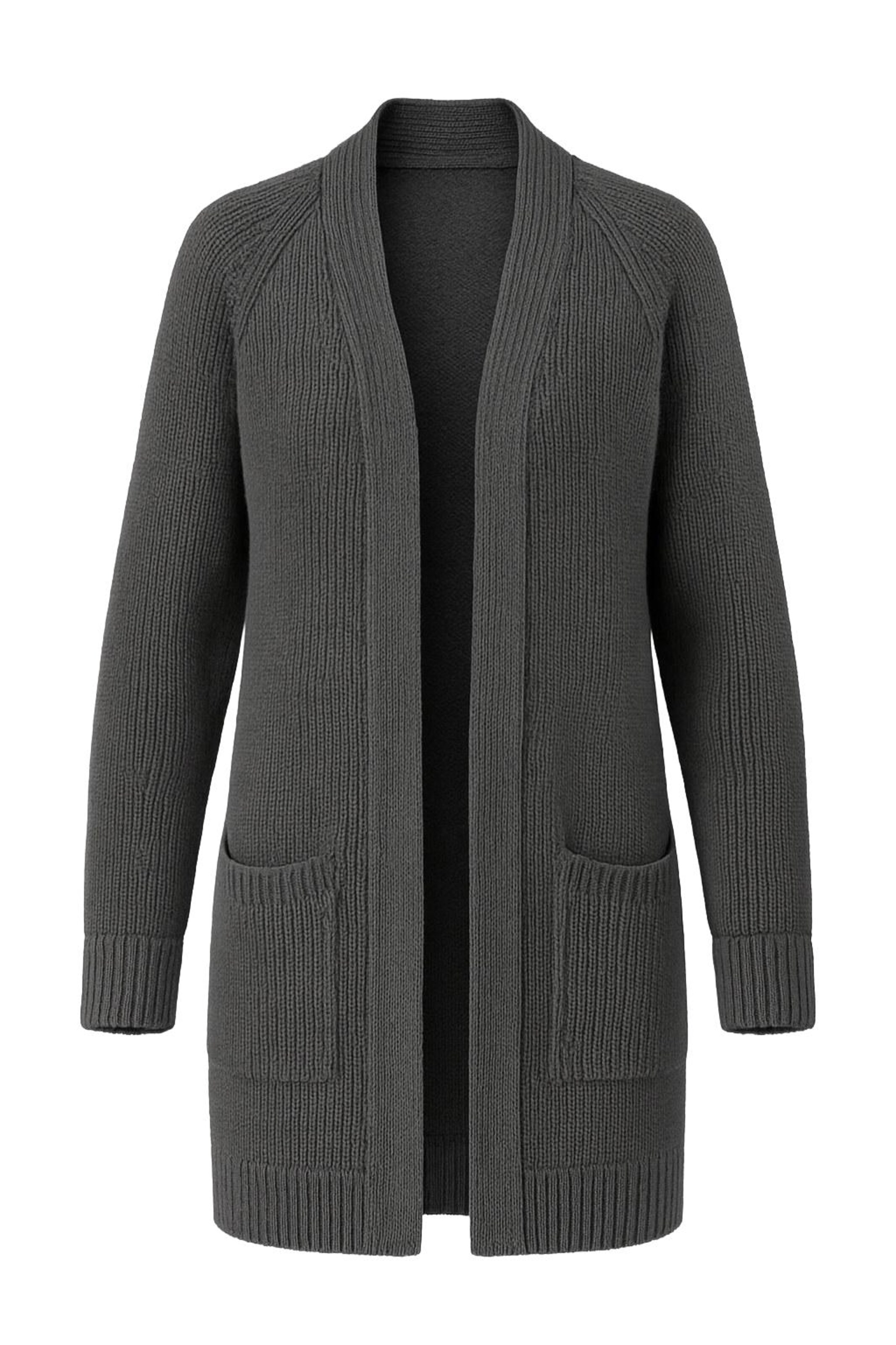 WOMAN VISION Вязаный кардиган в темно-сером цвете
WOMAN VISION Вязаный кардиган в темно-сером цвете