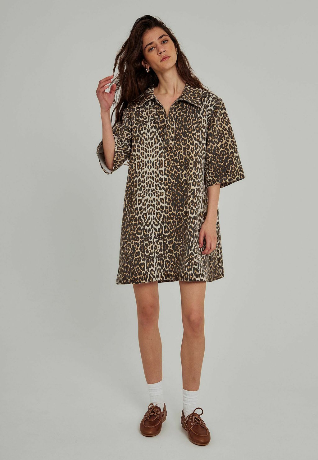 Джинсовое платье NORR, бежевый
Джинсовое платье NORR, бежевый