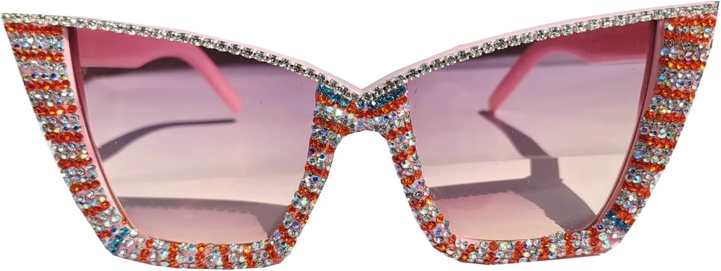 COTIA Модные солнцезащитные очки «кошачий глаз» с бриллиантами и стразами, женские, большого размера, повседневные, в стиле ретро, модные, для путешествий, Pink
COTIA Модные солнцезащитные очки «кошачий глаз» с бриллиантами и стразами, женские, большого размера, повседневные, в стиле ретро, модные, для путешествий, Pink