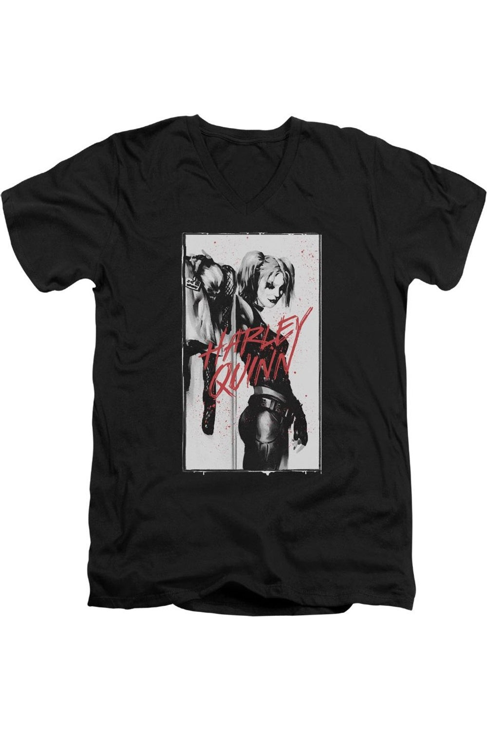 Футболка с коротким рукавом и V-образным вырезом для взрослых с изображением Бэтмена и Квинна из премиального хлопка Gildan, черный
Футболка с коротким рукавом и V-образным вырезом для взрослых с изображением Бэтмена и Квинна из премиального хлопка Gildan, черный