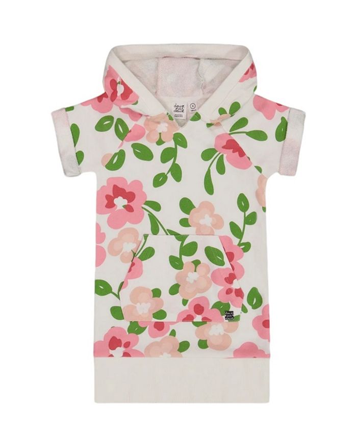 Детское платье с капюшоном из френч-терри с принтом для девочек - Little Kid Deux par Deux, белый
Детское платье с капюшоном из френч-терри с принтом для девочек - Little Kid Deux par Deux, белый