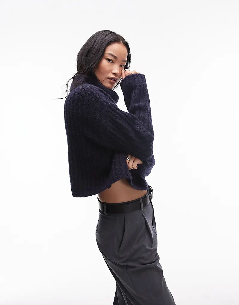 Джемпер bruni с высоким воротом, вязаный косами, темно-синего цвета Nia
Джемпер bruni с высоким воротом, вязаный косами, темно-синего цвета Nia