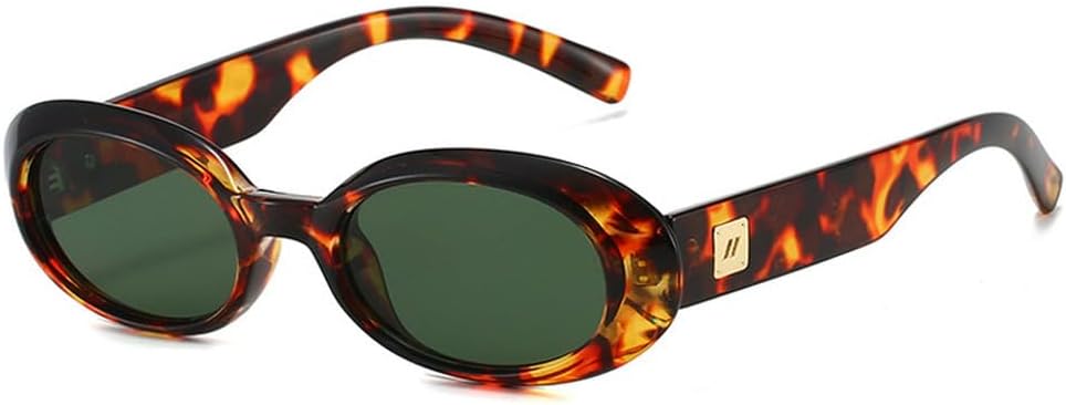 Ретро-классические маленькие овальные солнцезащитные очки для женщин, модные, с линзами цвета шампанского, защита от УФ-излучения UV400, для мужчин, трендовые, с заклепками, в стиле панк WNCKSQ, Leopard Dark Green
Ретро-классические маленькие овальные солнцезащитные очки для женщин, модные, с линзами цвета шампанского, защита от УФ-излучения UV400, для мужчин, трендовые, с заклепками, в стиле панк WNCKSQ, Leopard Dark Green