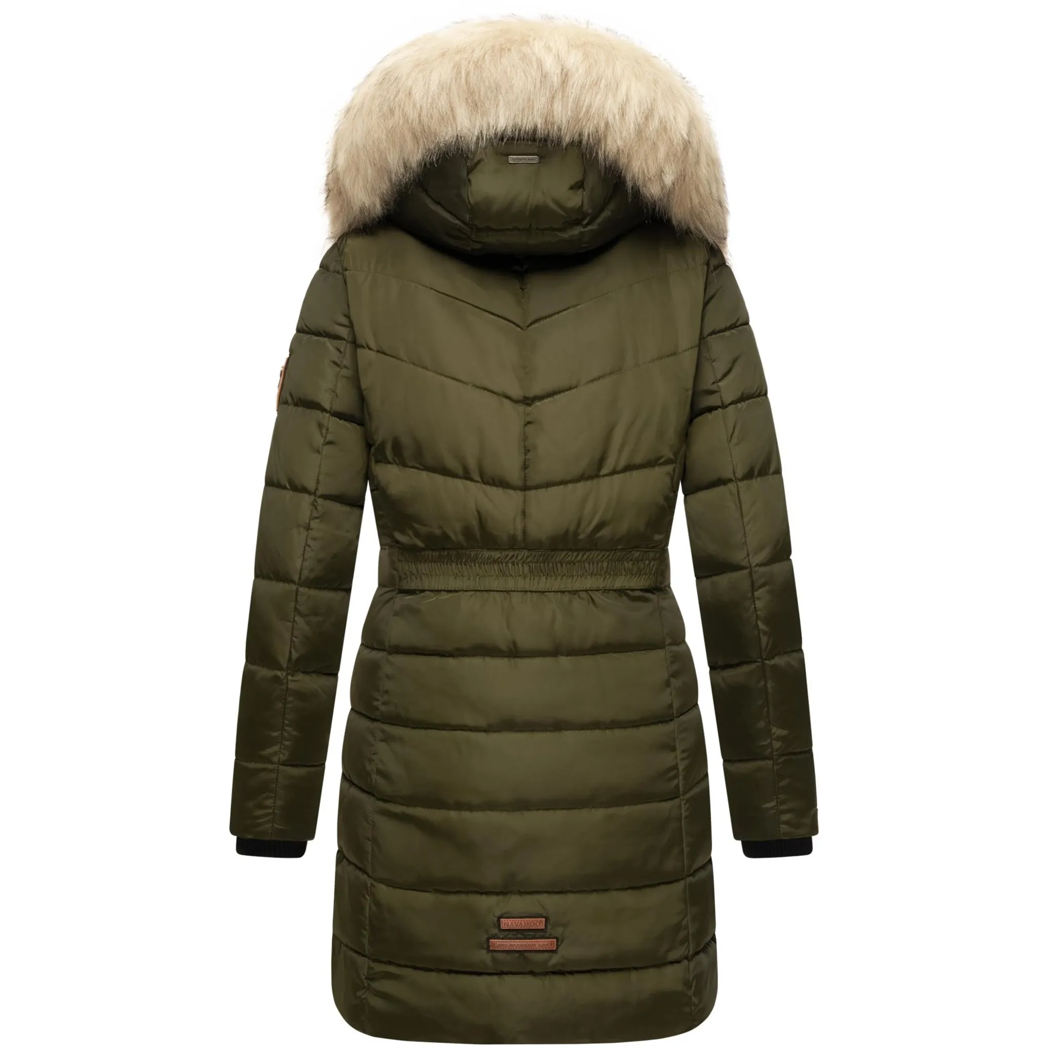Стеганое пальто Наваху "Паула" — стильная зимняя парка с элегантным искусственным мехом Navahoo, зеленый
Стеганое пальто Наваху "Паула" — стильная зимняя парка с элегантным искусственным мехом Navahoo, зеленый