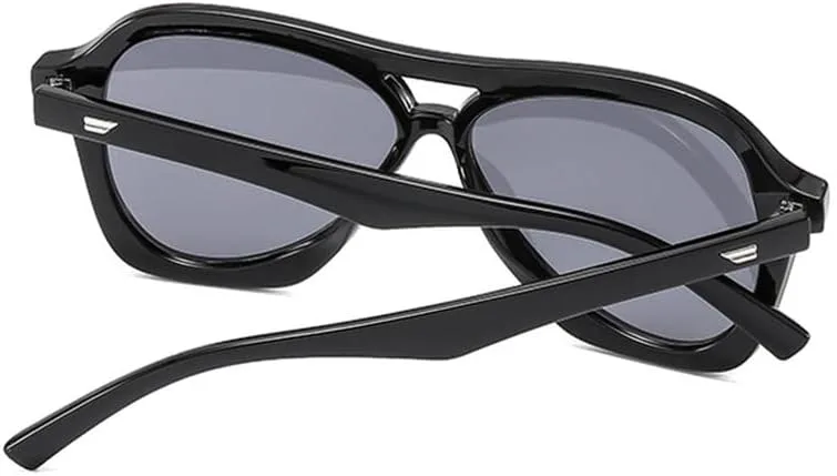 Большие солнцезащитные очки для вождения для женщин, винтажные очки с двойной оправой для женщин/мужчин, простые модные очки для женщин HVTVTLA, Blackgray
Большие солнцезащитные очки для вождения для женщин, винтажные очки с двойной оправой для женщин/мужчин, простые модные очки для женщин HVTVTLA, Blackgray