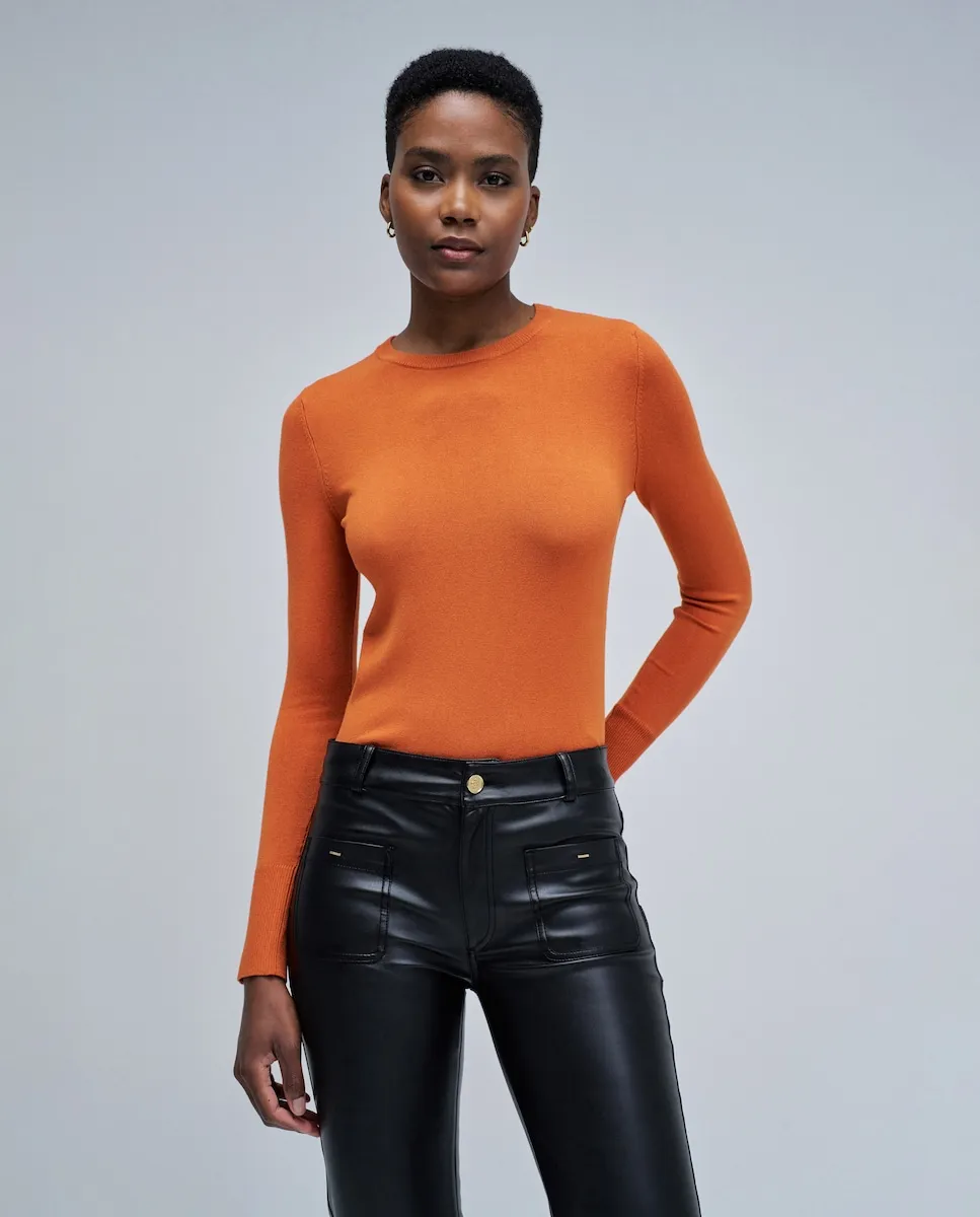 Женский базовый вязаный джемпер Salsa Jeans, оранжевый
Женский базовый вязаный джемпер Salsa Jeans, оранжевый