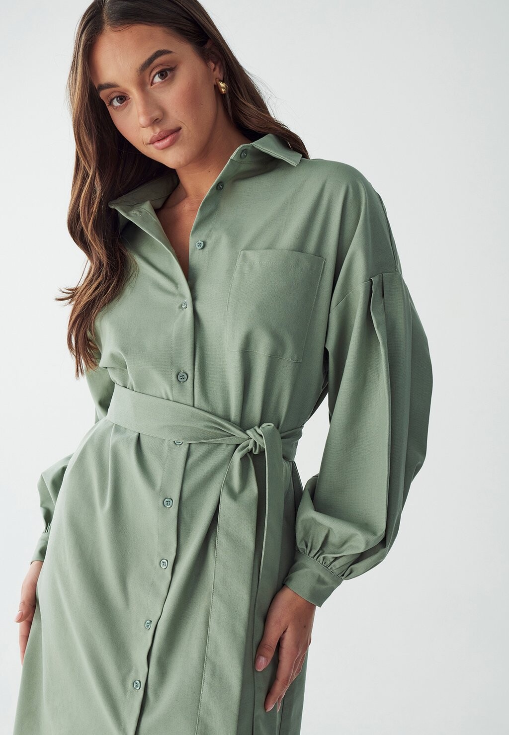Платье-рубашка WILLA, зеленый
Платье-рубашка WILLA, зеленый