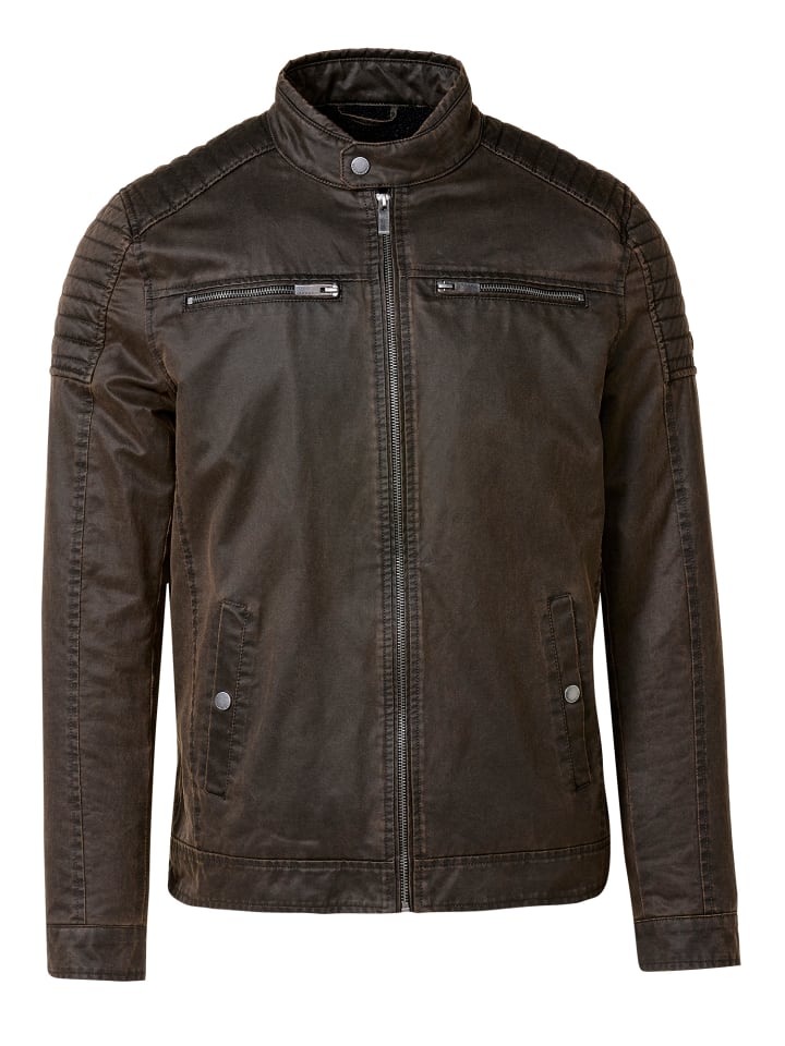 Куртка из искусственной кожи коричневого цвета KOROSHI
Куртка из искусственной кожи коричневого цвета KOROSHI