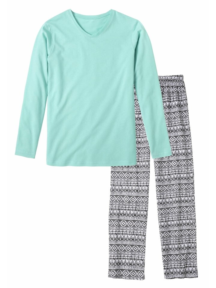 Пижама Buffalo, цвет mint, schwarz-weiß-gemustert
Пижама Buffalo, цвет mint, schwarz-weiß-gemustert