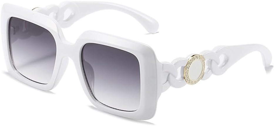 Солнцезащитные очки большого размера квадратной формы для женщин и мужчин, градиентные солнцезащитные очки с защитой от УФ-излучения UV400, модель 2027 года MTZJH, White
Солнцезащитные очки большого размера квадратной формы для женщин и мужчин, градиентные солнцезащитные очки с защитой от УФ-излучения UV400, модель 2027 года MTZJH, White