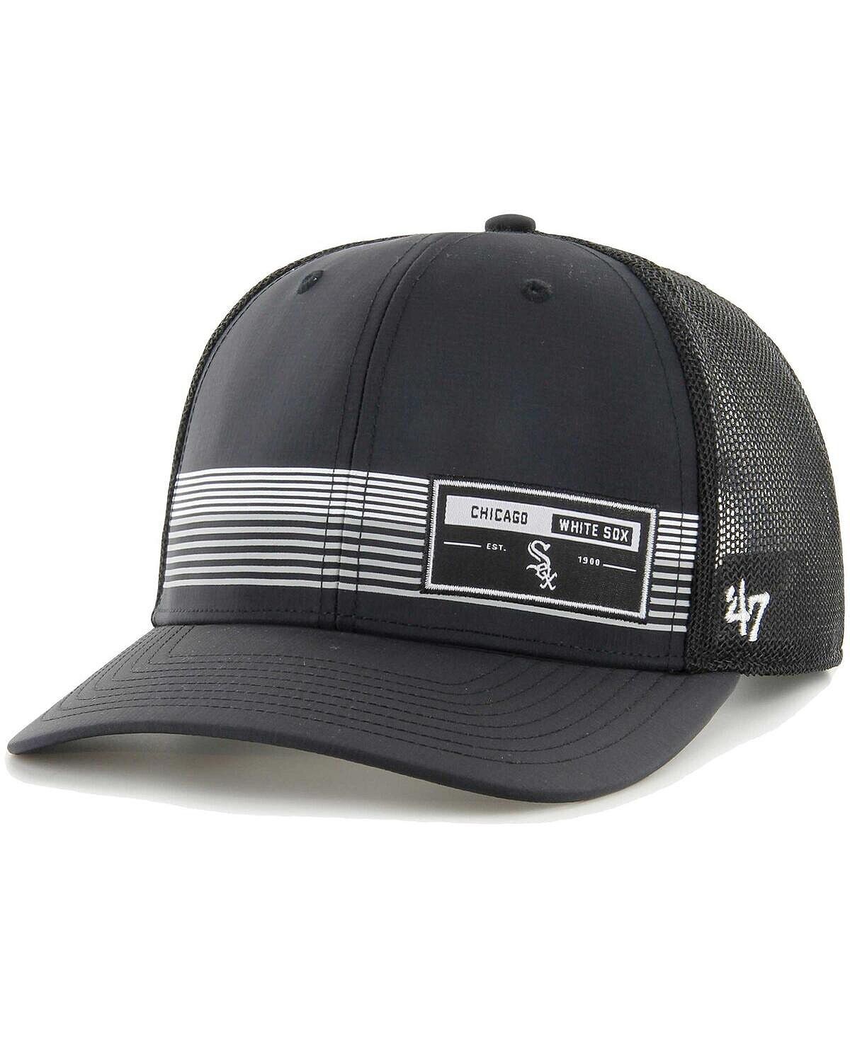 Мужская черная регулируемая кепка Chicago White Sox с дальномером Brrr Trucker '47 Brand
Мужская черная регулируемая кепка Chicago White Sox с дальномером Brrr Trucker '47 Brand
