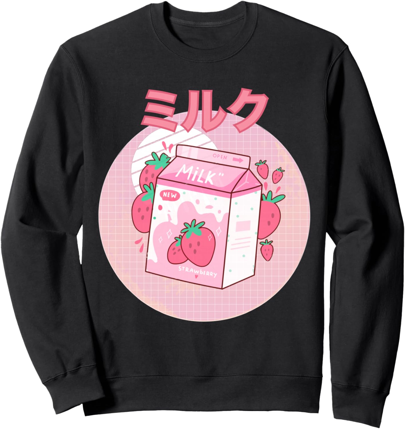 Забавная толстовка в японском стиле ретро 90-х с изображением упаковки клубничного молочного коктейля, розового цвета Anime Strawberry Milkshake Pink Kawaii Design, Розовый, Забавная толстовка в японском стиле ретро 90-х с изображением упаковки клубничног
Забавная толстовка в японском стиле ретро 90-х с изображением упаковки клубничного молочного коктейля, розового цвета Anime Strawberry Milkshake Pink Kawaii Design, Розовый, Забавная толстовка в японском стиле ретро 90-х с изображением упаковки клубничног