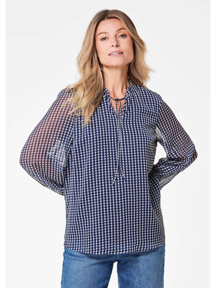 Блуза GOLDNER, цвет marine/weiß/gemustert
Блуза GOLDNER, цвет marine/weiß/gemustert