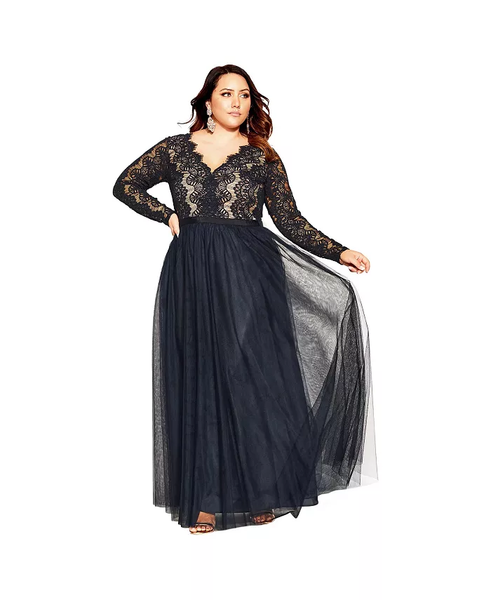 Платье макси Rare Beauty больших размеров CITY CHIC, синий
Платье макси Rare Beauty больших размеров CITY CHIC, синий