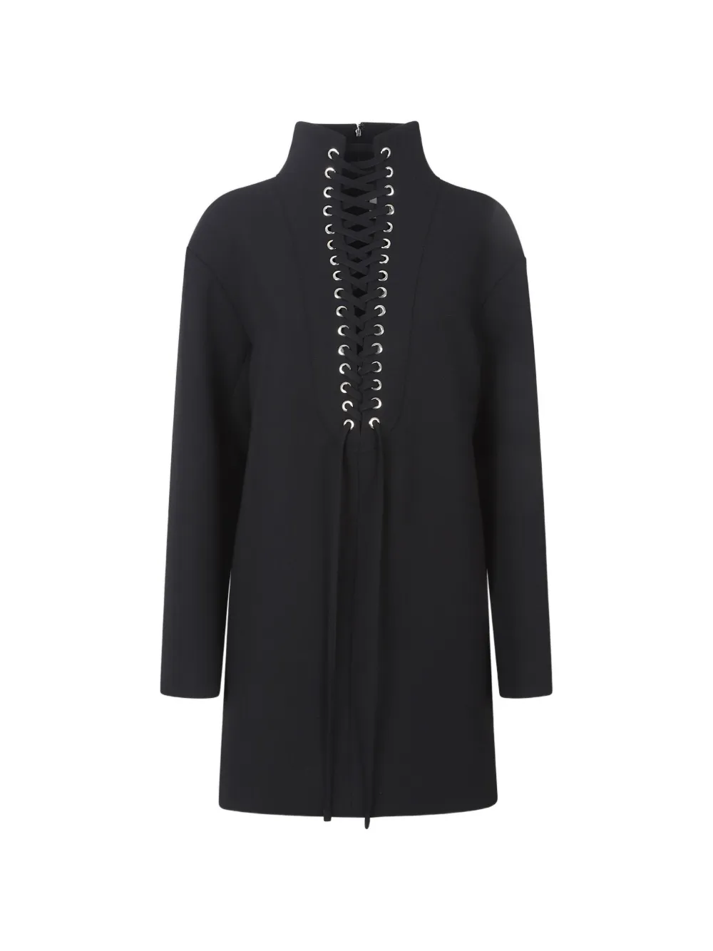 Платье Lee с высоким воротом и шнуровкой Khaite, черный
Платье Lee с высоким воротом и шнуровкой Khaite, черный