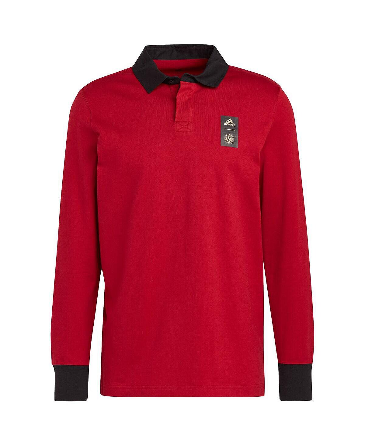 Мужская красная рубашка-поло с длинным рукавом Player 2023 Atlanta United FC Travel adidas
Мужская красная рубашка-поло с длинным рукавом Player 2023 Atlanta United FC Travel adidas