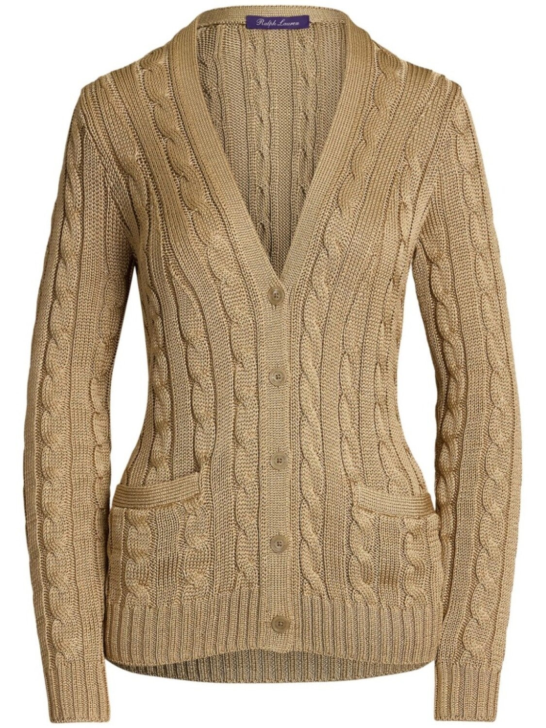 Кардиган с V-образным вырезом из коллекции Ralph Lauren Ralph Lauren Collection, нейтральный
Кардиган с V-образным вырезом из коллекции Ralph Lauren Ralph Lauren Collection, нейтральный
