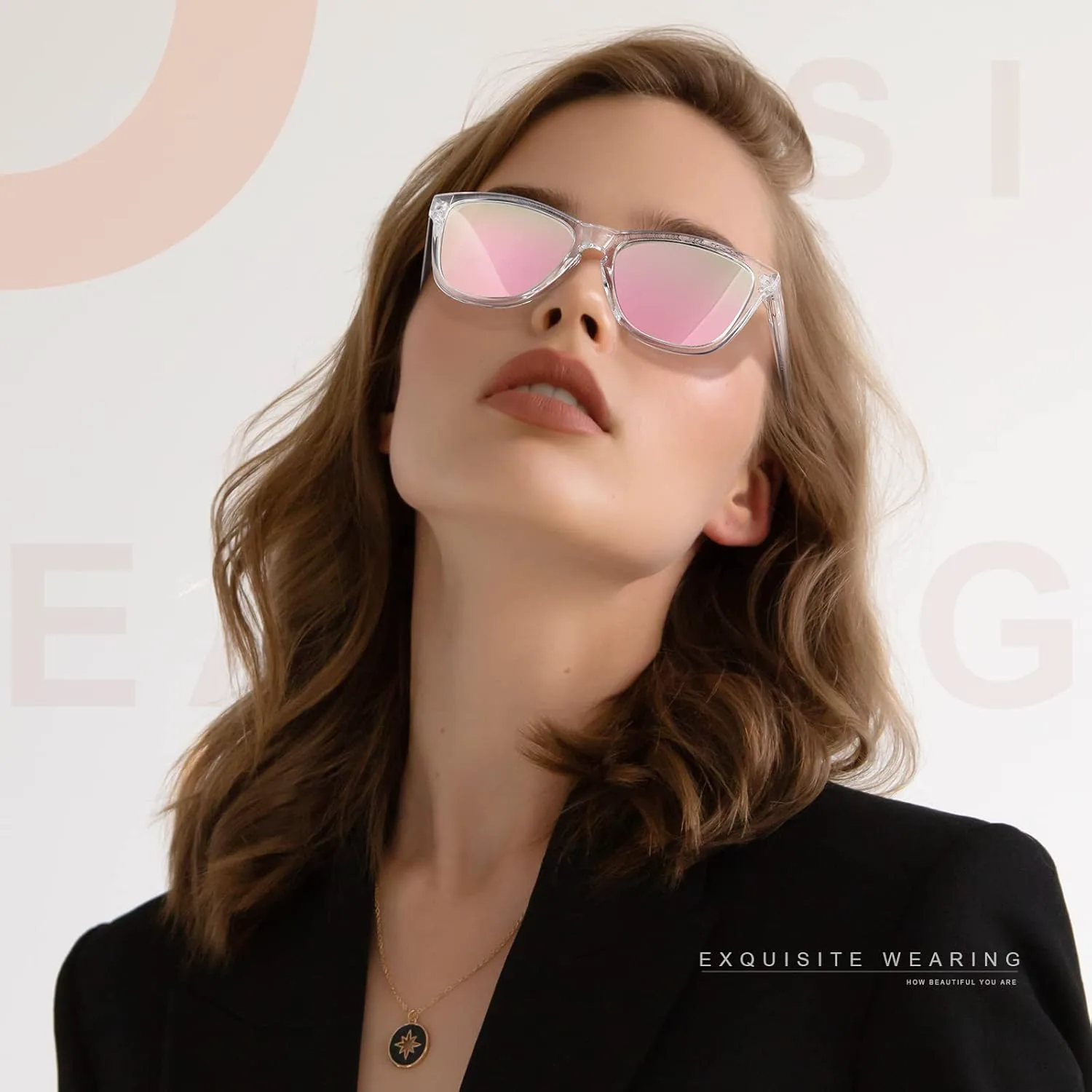 Солнцезащитные очки DANAMY для женщин, поляризованные, модные, дизайнерские, с зеркальными линзами и защитой от УФ-излучения UV400, Light Crystal Brown Brown Lens
Солнцезащитные очки DANAMY для женщин, поляризованные, модные, дизайнерские, с зеркальными линзами и защитой от УФ-излучения UV400, Light Crystal Brown Brown Lens