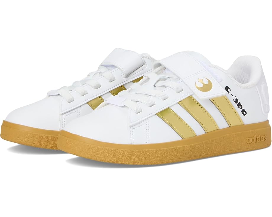 Кроссовки adidas Kids Star Wars Droids Grand Court 2.0 Elastic Lace Sportswear Shoes, цвет White/Gold Metallic/Preloved Bronze
Кроссовки adidas Kids Star Wars Droids Grand Court 2.0 Elastic Lace Sportswear Shoes, цвет White/Gold Metallic/Preloved Bronze