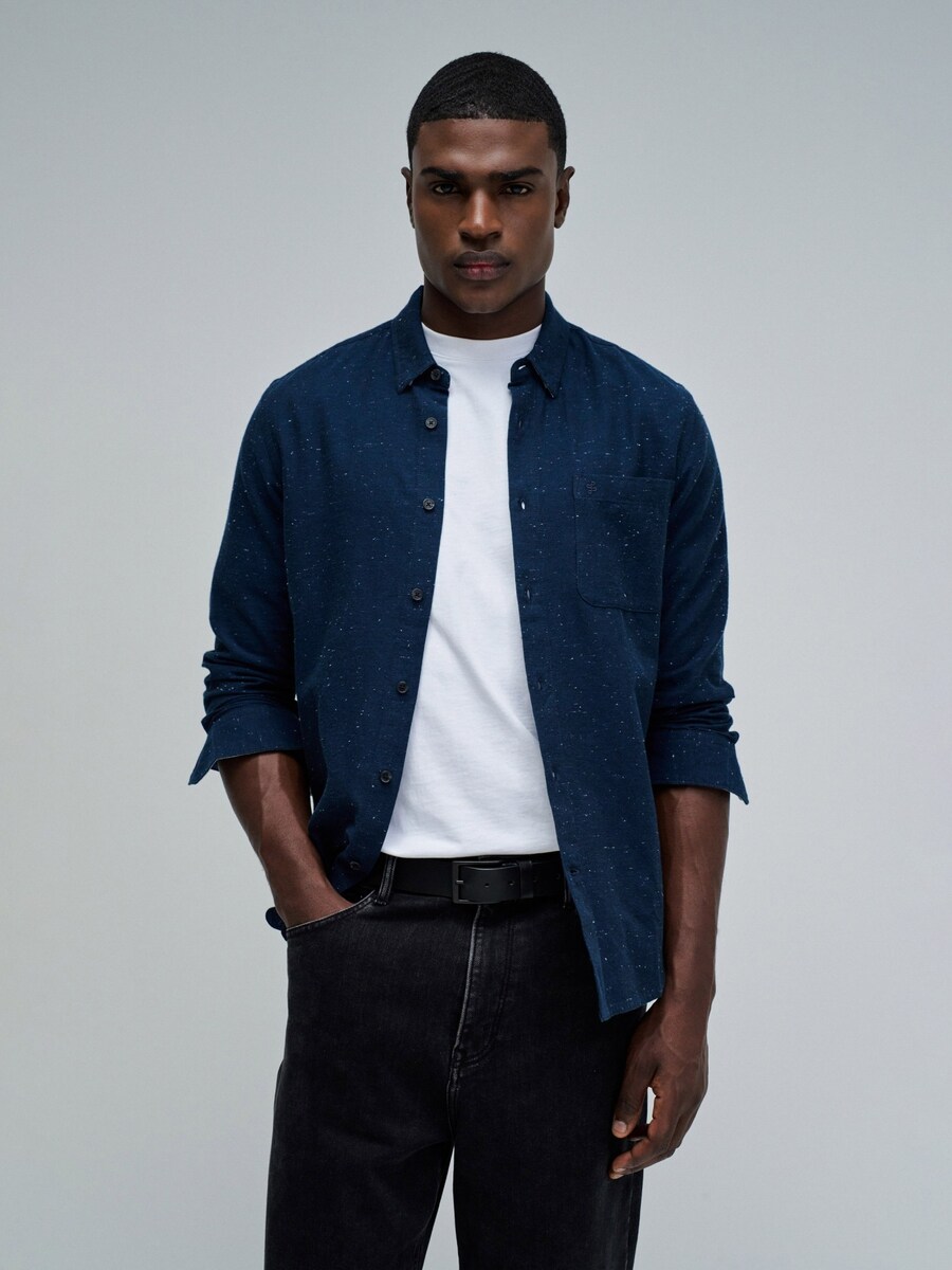 Рубашка на пуговицах классического кроя Salsa Jeans, Mottled Blue
Рубашка на пуговицах классического кроя Salsa Jeans, Mottled Blue