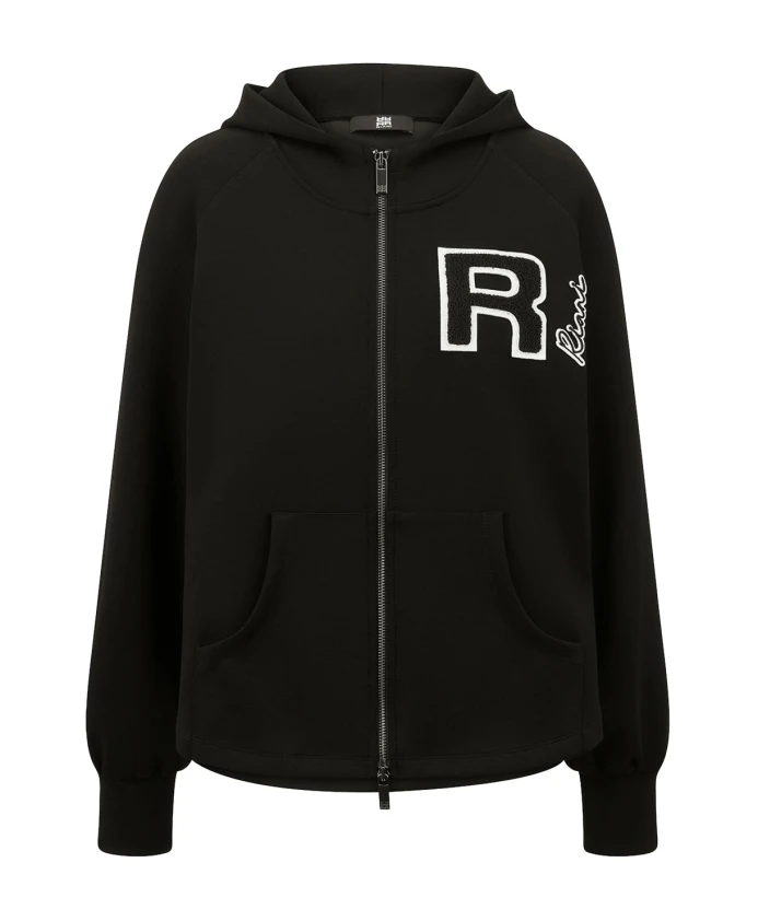 Спортивная толстовка с капюшоном и нашивкой. Riani, черный
Спортивная толстовка с капюшоном и нашивкой. Riani, черный