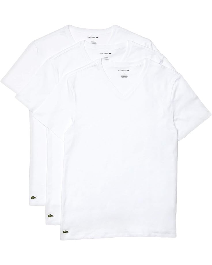 Футболка Lacoste 3-Pack V-Neck Regular Fit Essential, белый
Футболка Lacoste 3-Pack V-Neck Regular Fit Essential, белый