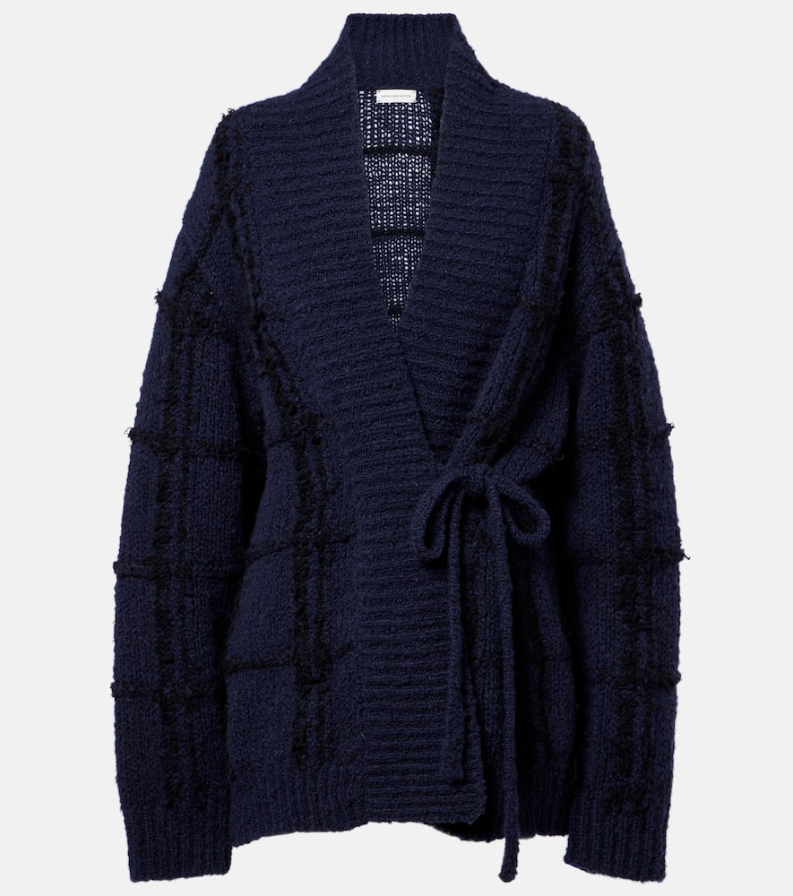 Шерстяной кардиган Dries Van Noten, Navy
Шерстяной кардиган Dries Van Noten, Navy
