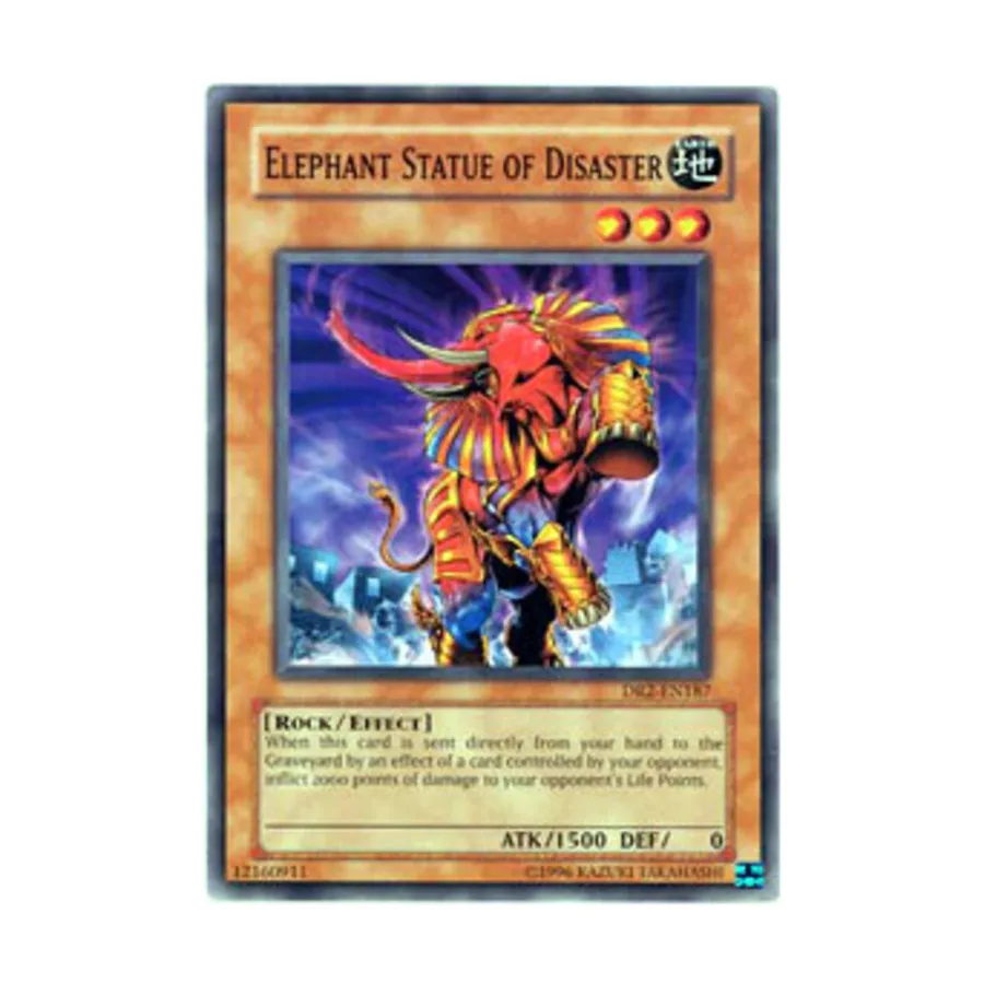 CCG Статуя катастрофы слона (обычная), Yu-Gi-Oh - Dark Revelation 2 - Singles
CCG Статуя катастрофы слона (обычная), Yu-Gi-Oh - Dark Revelation 2 - Singles