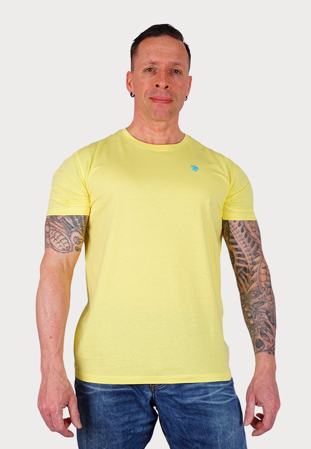 Базовая футболка KURZARM U.S. Polo Assn., желтый 
Базовая футболка KURZARM U.S. Polo Assn., желтый