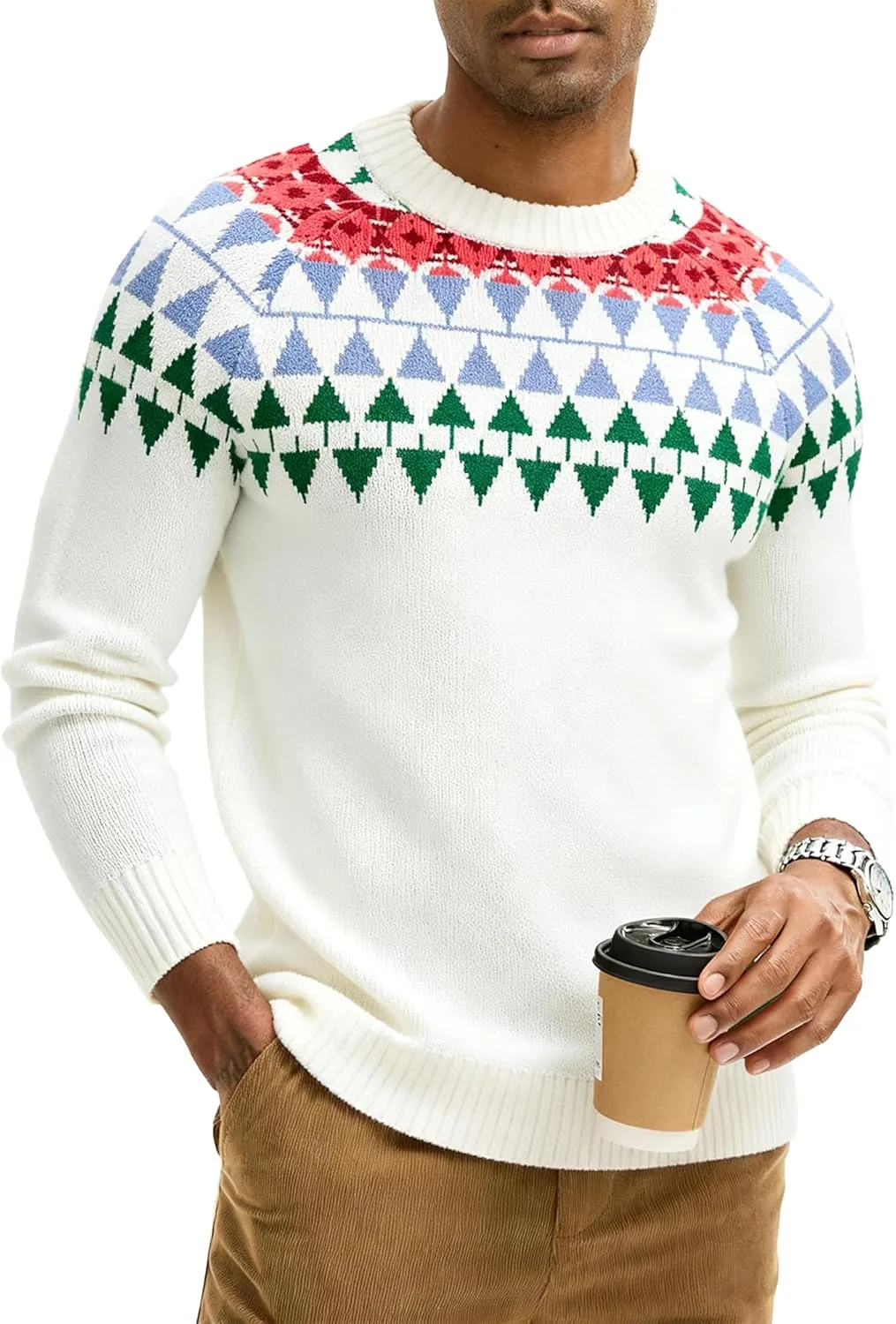 Толстовка HOTake мужская, Fair Isle и рождественский принт
Толстовка HOTake мужская, Fair Isle и рождественский принт