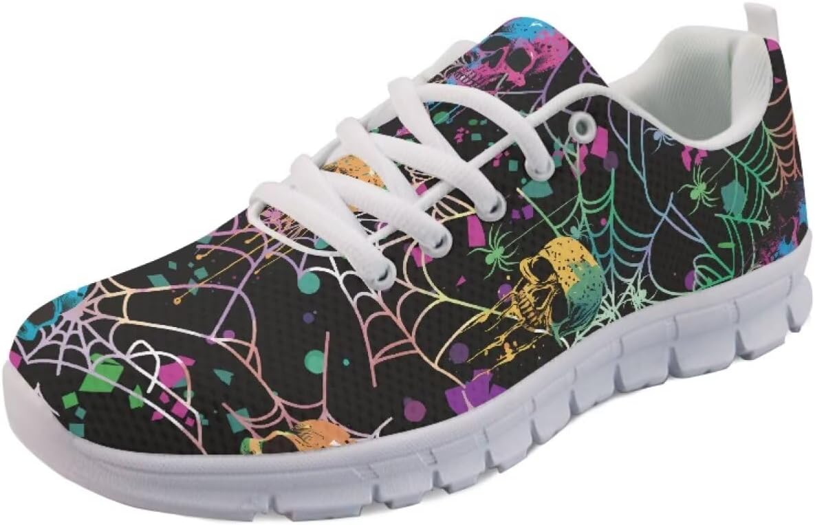 Кроссовки Forchrinse с винтовым тай-дай принтом для мужчин и женщин, легкие модные кроссовки для бега и прогулок, Halloween Skull Spider Web
Кроссовки Forchrinse с винтовым тай-дай принтом для мужчин и женщин, легкие модные кроссовки для бега и прогулок, Halloween Skull Spider Web