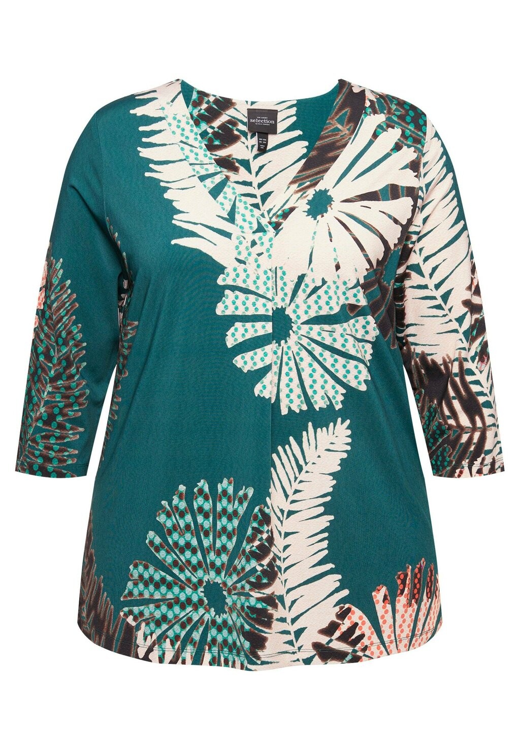 Блуза FLORAL SLINKY Ulla Popken, зеленый
Блуза FLORAL SLINKY Ulla Popken, зеленый