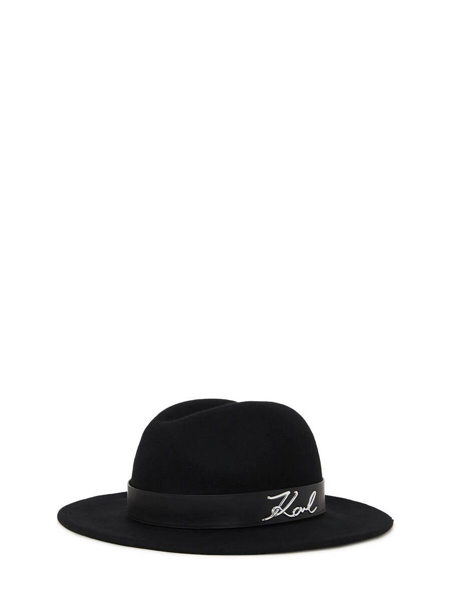 Шляпа Karl Lagerfeld Fedora, черный
Шляпа Karl Lagerfeld Fedora, черный