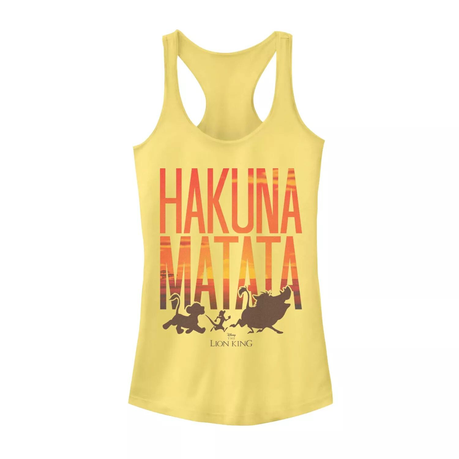 Майка «Король Лев» Диснея для юниоров Хакуна Матата «Закат» Licensed Character