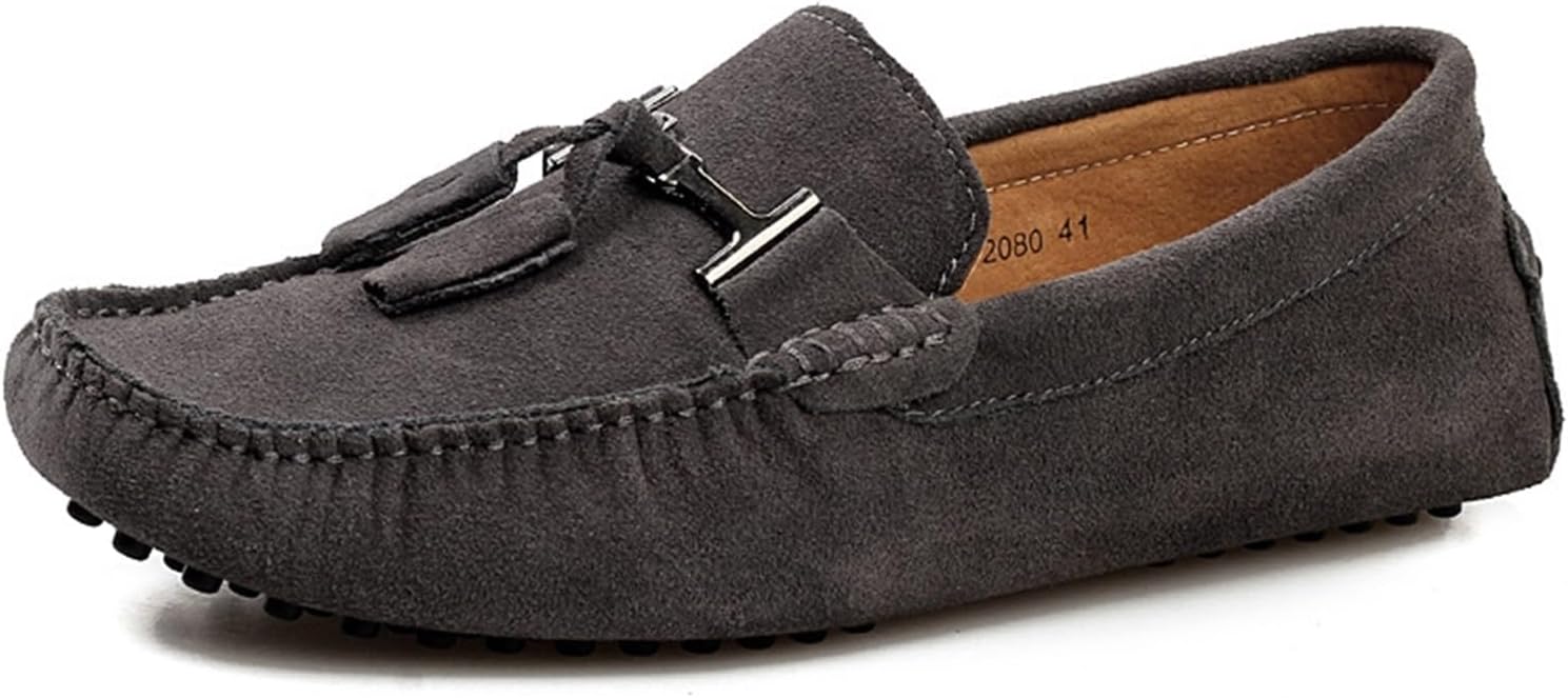 Мужские повседневные замшевые лоферы с кисточками и ручной прошивкой, слипоны из кожи, удобные для ходьбы на улице, с круглым носком, легкие, плоские, и повседневной носки Generic, серый
Мужские повседневные замшевые лоферы с кисточками и ручной прошивкой, слипоны из кожи, удобные для ходьбы на улице, с круглым носком, легкие, плоские, и повседневной носки Generic, серый
