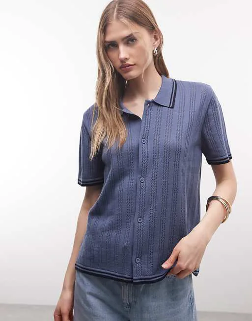 Синяя трикотажная футболка-поло Carhartt WIP Ramsey
Синяя трикотажная футболка-поло Carhartt WIP Ramsey