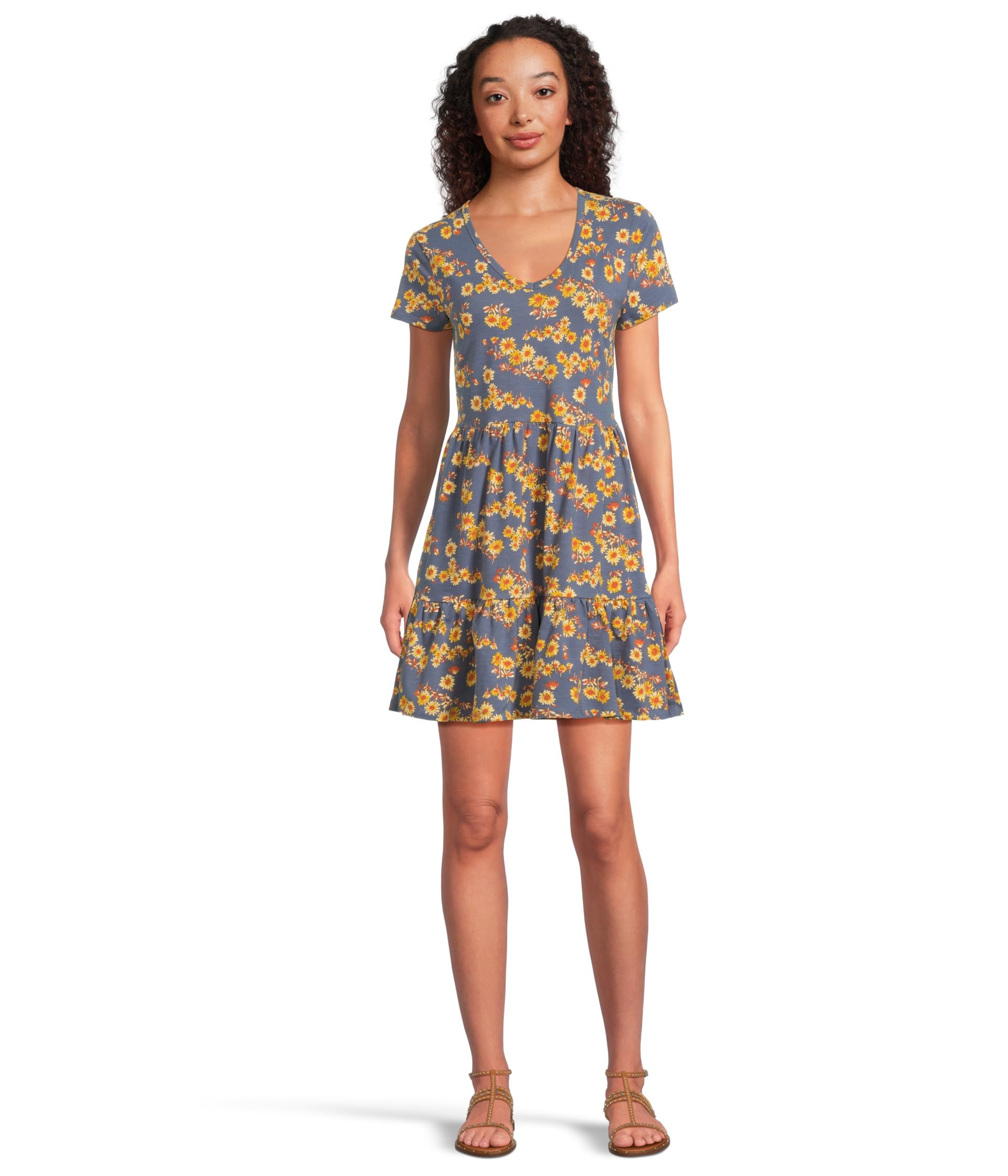 Платье Toad&Co Marley Tiered Short Sleeve Dress, Blue Shadow Daisy Print
Платье Toad&Co Marley Tiered Short Sleeve Dress, Blue Shadow Daisy Print