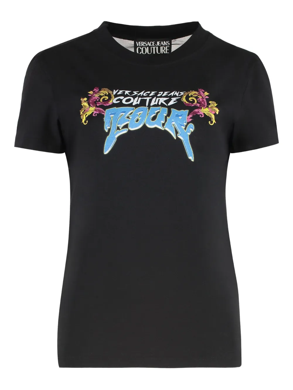 Футболка с сетчатой вставкой и принтом логотипа Versace Jeans Couture, черный
Футболка с сетчатой вставкой и принтом логотипа Versace Jeans Couture, черный