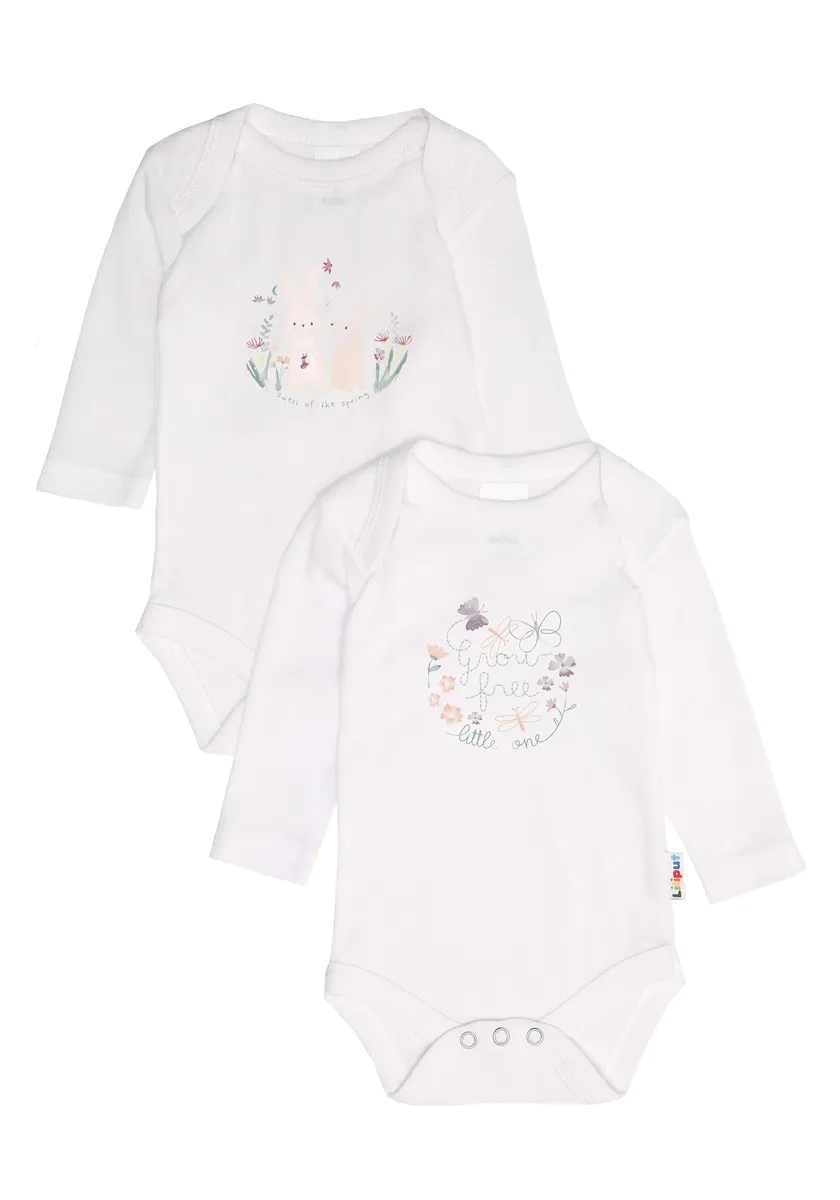 Боди-лилипут с милым принтом Liliput, белый 
Боди-лилипут с милым принтом Liliput, белый