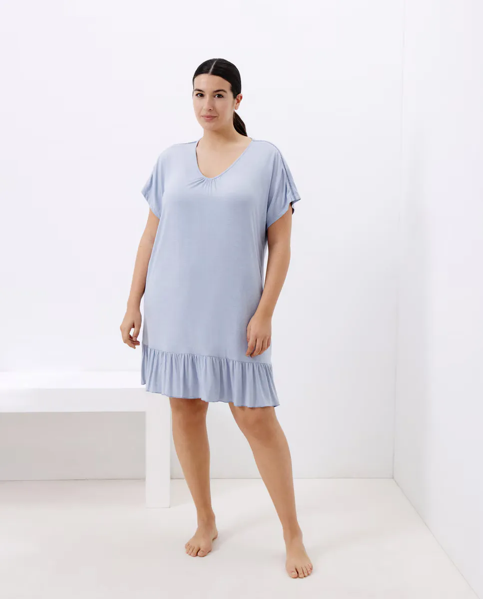 Короткая ночная рубашка с короткими рукавами Couchel, синий
Короткая ночная рубашка с короткими рукавами Couchel, синий
