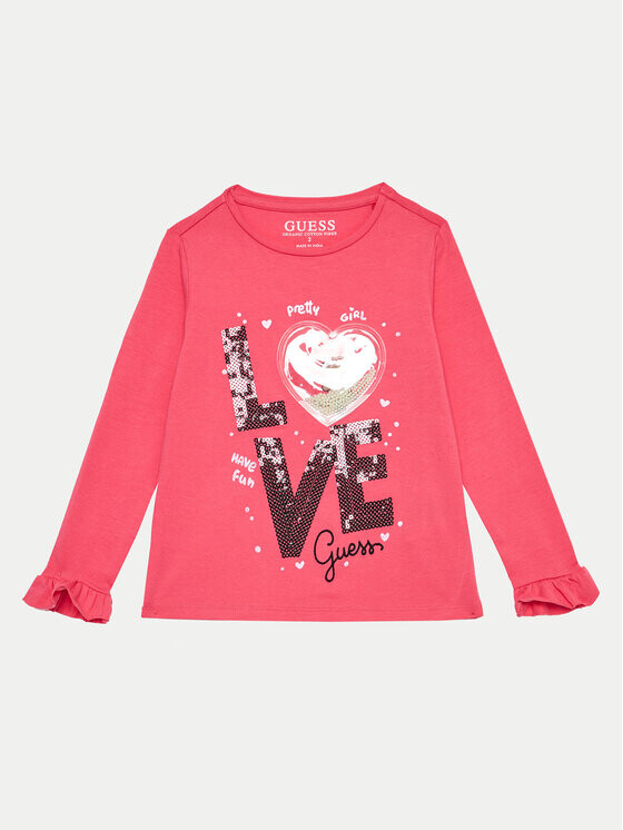 Блуза стандартного кроя Guess, розовый
Блуза стандартного кроя Guess, розовый