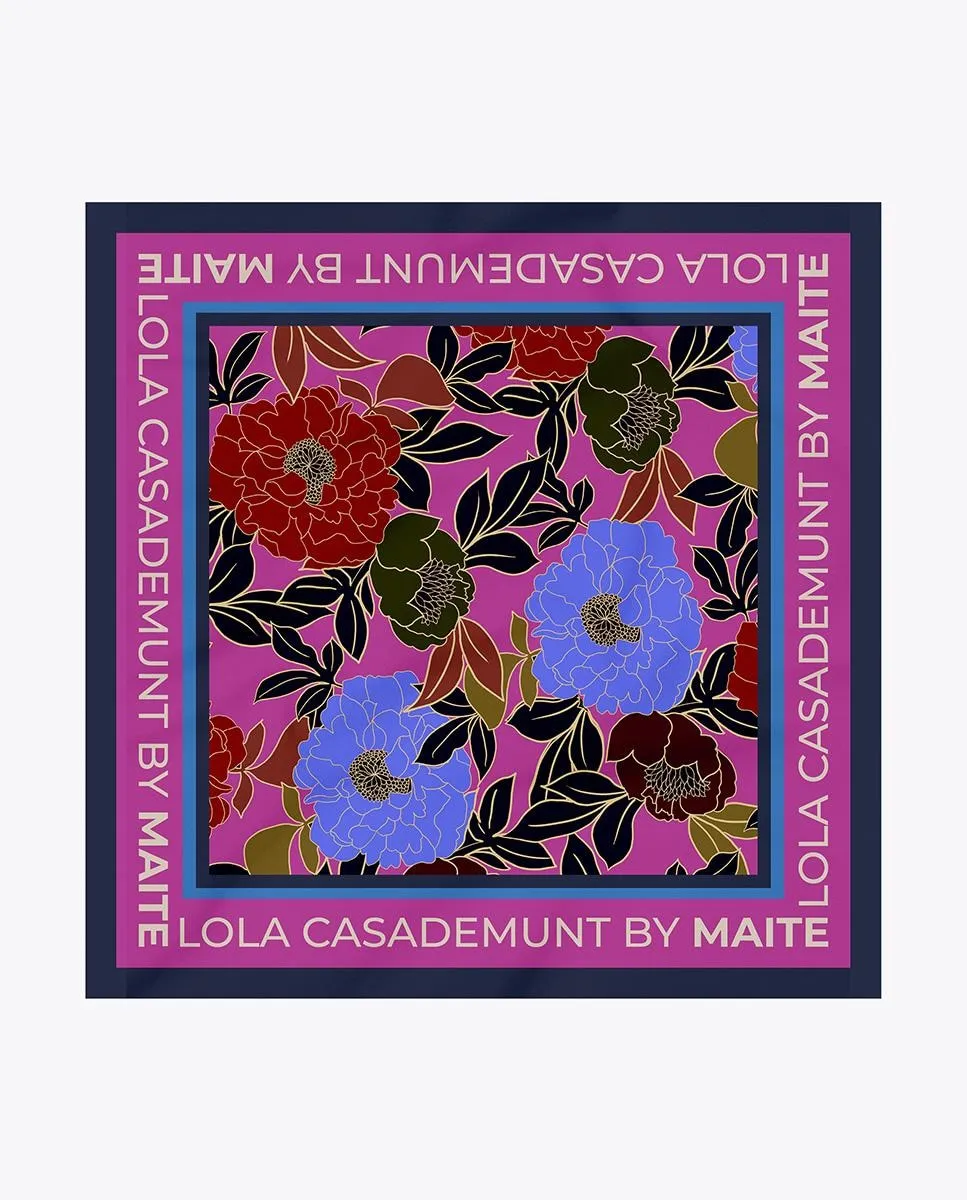 Женский платок с цветочным принтом Lola Casademunt, розовый/темно-синий
Женский платок с цветочным принтом Lola Casademunt, розовый/темно-синий