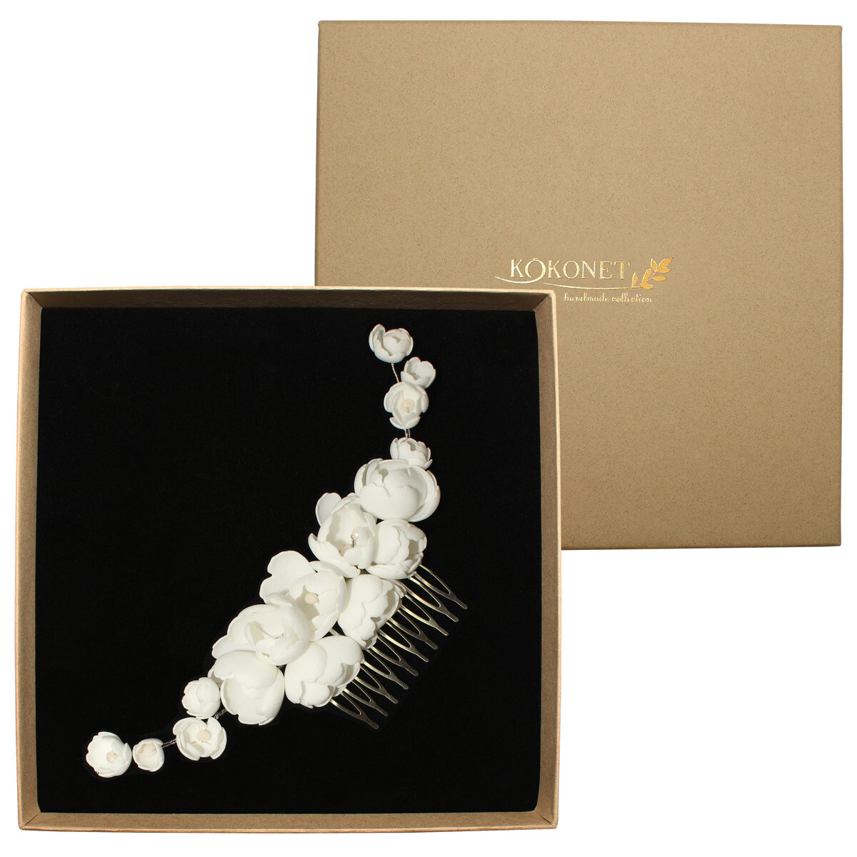 Свадебный гребень, головной убор с цветочным узором, струя в стиле бохо, коллекция ручной работы Kokonet 
Свадебный гребень, головной убор с цветочным узором, струя в стиле бохо, коллекция ручной работы Kokonet