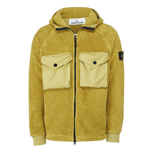 

Худи STONE ISLAND Fleece Hoody Jacket 'Green', зеленый