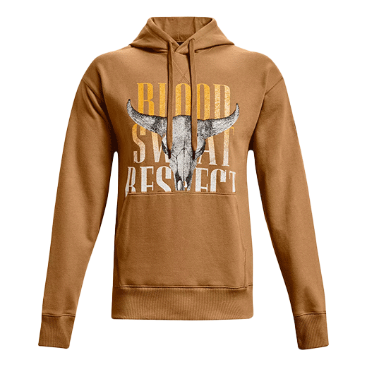 Худи Under Armour Project Rock Graphic Hoodie 'Yellow Tan', желто-коричневый