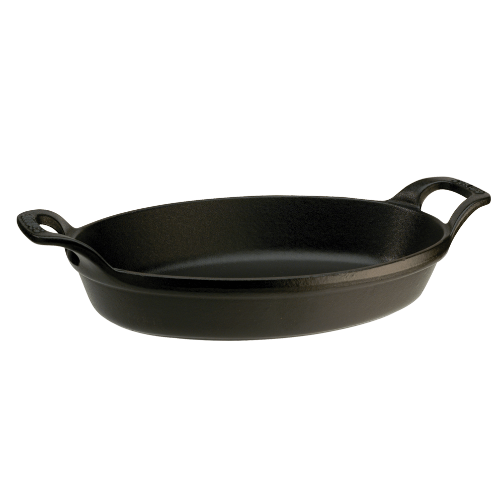Форма для запекания Staub овальная, 2,2 л, 32x23 см, черный