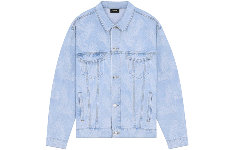 Джинсовая куртка женская синяя WE11DONE