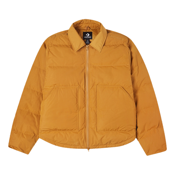 

Куртка Converse Short Down Puffer Jacket 'Wheat', оранжевый