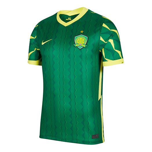 

Джерси Nike Beijing Zhonghe Guoan home stadium Short Sleeve Football Jersey 'Green', зеленый